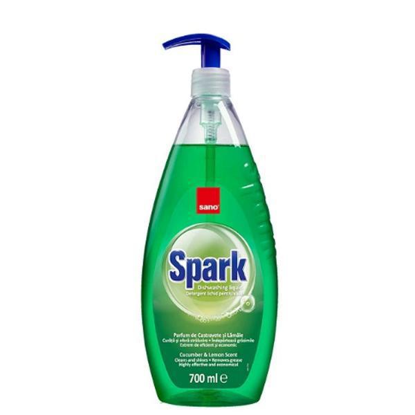 SANO SPARK uborka & Citrom mosogató pumpás 700 ml