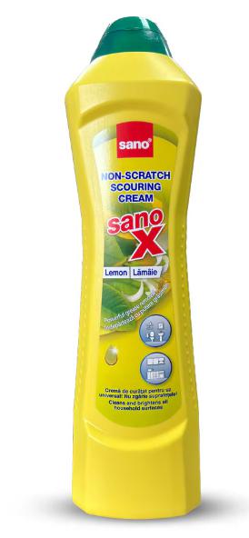 Sano X Cream Lemon univerzális tisztító krém, 750 ml
