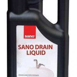 Sano Drain Folyékony lefolyótisztító 1L