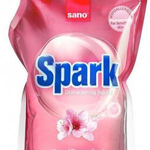 SANO SPARK Mandulavirág illatú mosogatószer utántöltő 500 ml