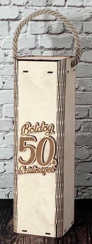 fa bortartó 50. születésnapra