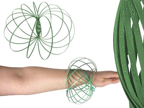 flow ring, magic ring türkiz kék glitteres