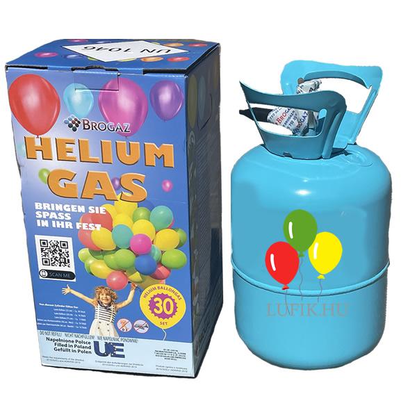 hélium palack