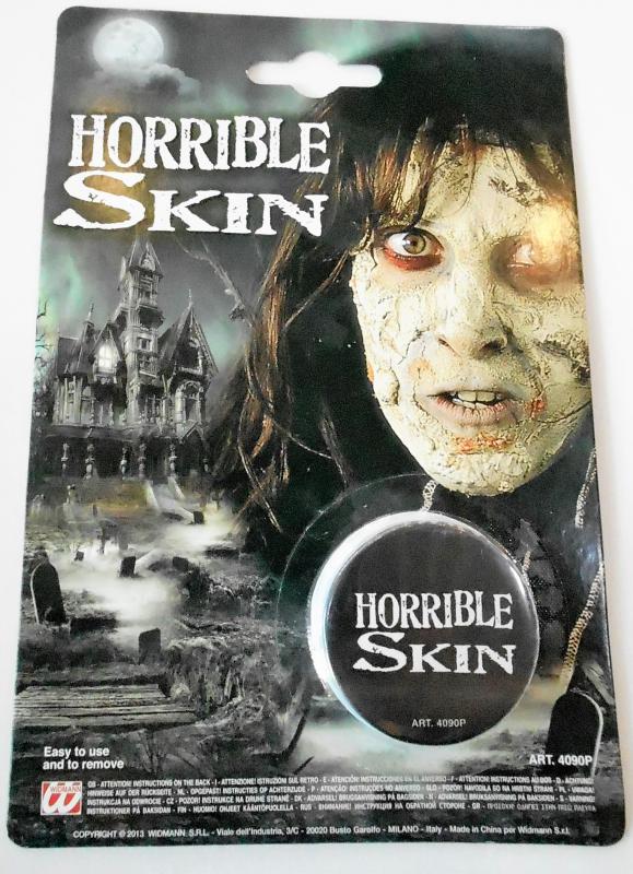 horror bőr tégelyes