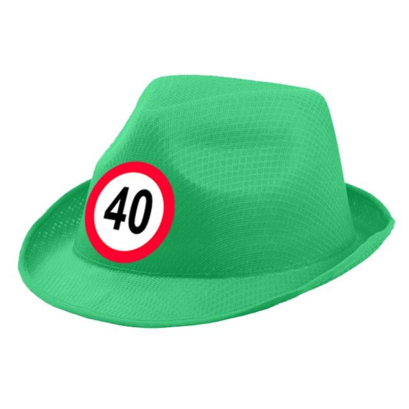 parti kalap 40. születésnapra zöld