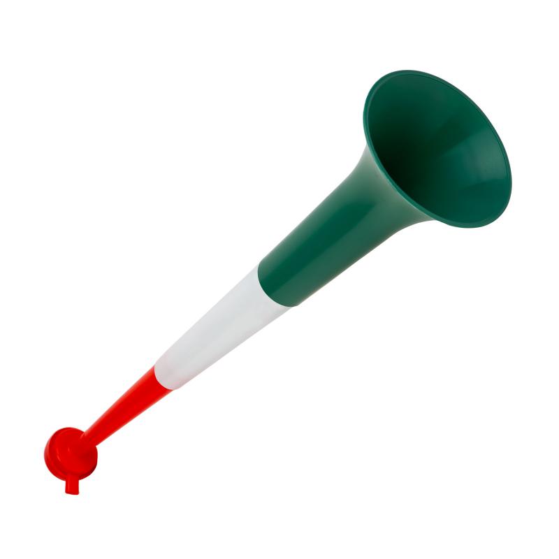 szurkolói kürt piros fehér zöld