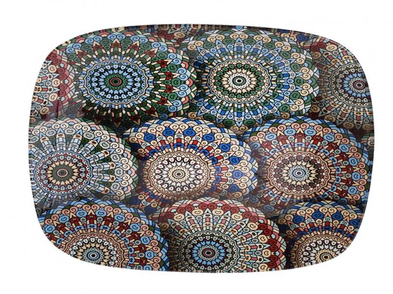 üvegtál mandala mintás 30-s