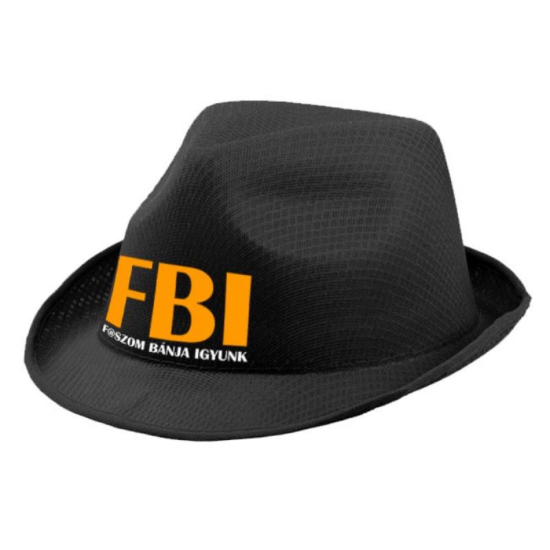 vicces parti kalap FBI fekete