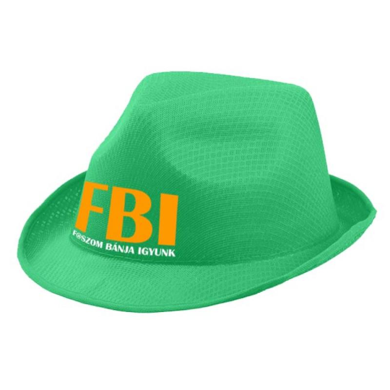 vicces parti kalap FBI zöld