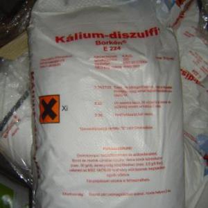 Borkén 25 kg-os Kálium-metabiszulfit