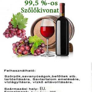 Borkősav 100 %-os természetes szőlőkivonat  100 g