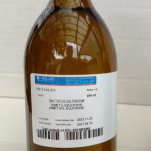 DMSO DIMETIL-SZULFOXID 250ml PH.Eur.11.0. gyógyszerkönyvi minőség.