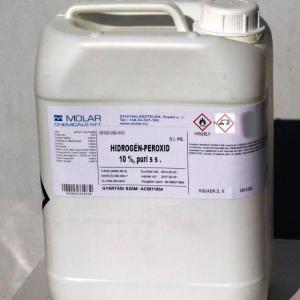 HIDROGÉN-PEROXID 10 %, puri s s . , 5 literes