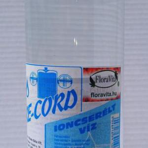 Ioncserélt, desztillált víz 1 literes. Ionmentesített víz.