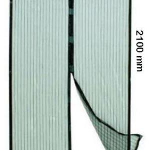 MÁGNESES SZÚNYOGHÁLÓ. 100 x 210 cm ROVAR ÉS POLOSKA HÁLÓ FEKETE SZÍNBEN
