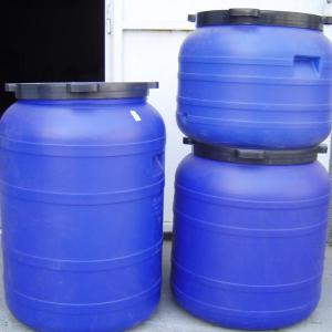 Műanyag hordó 150 l-es ballon csavaros tetővel 42cm-es szájnyílással (kék)