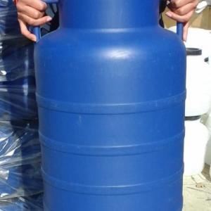 Műanyag hordó 60 l-es kék ballon kék szín csavaros tetővel