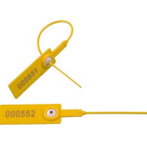 Plomba. Fémbetétes sorszámozott biztonsági 155 mm, szálhossz