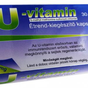 U-vitamin 30 db 300 mg-os DL-metil-metionin-szulfónium-Klorid  kapszula