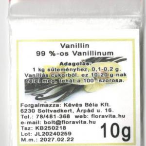 Vanillin  10 g. 99 %-os Vanillinum. Vanillia