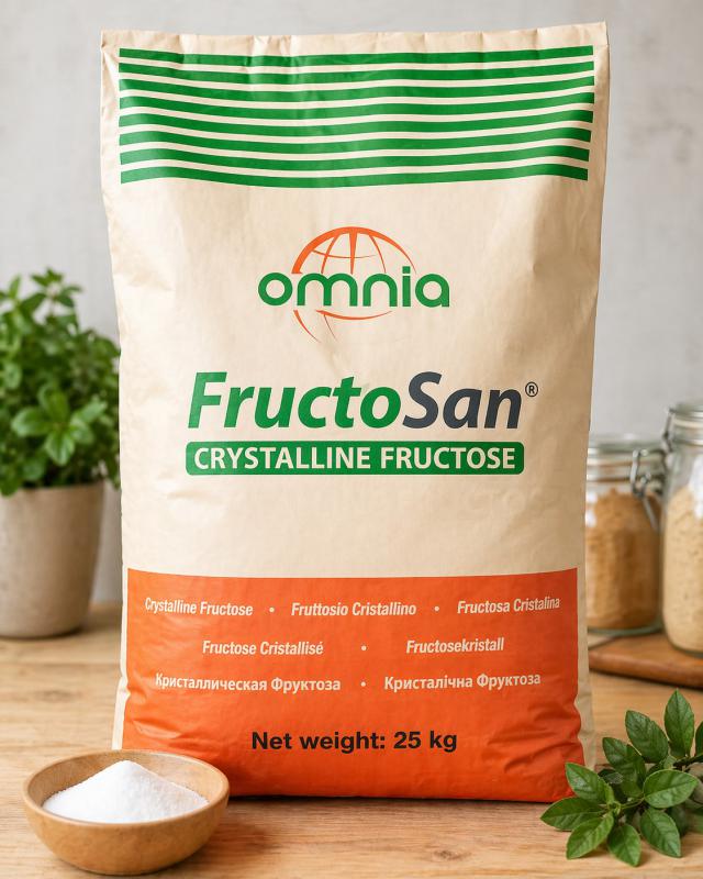 Gyümölcscukor 25 kg-os fruktóz. Omnia gyógyszerkönyvi, élelmiszeripari minőség