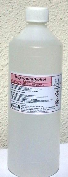 Izopropil alkohol 1000 ml 100%-os PURISS /tiszta/ minőségű IPA (ár/db)
