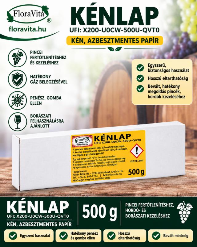 Kénlap dobozos 0,5 kg (ár/csomag)