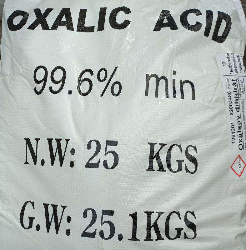 OXÁLSAV 2-HIDRÁT 100 %-os 25kg