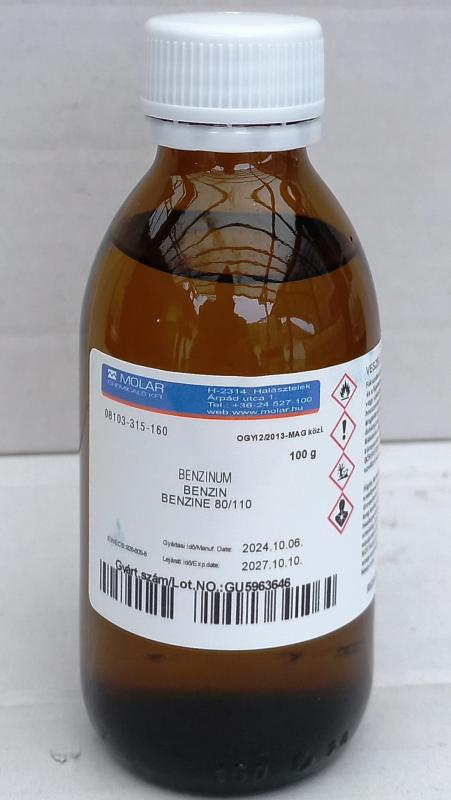 Sebbenzin 100g gyógyszerkönyvi minőség benzinum