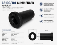 Cs 100-101-es gumihenger. Kopásálló.