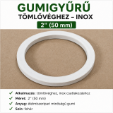 Gumigyűrű tömlővéghez inox 2" 50 mm