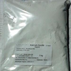 Kalcium-Szulfát (gipsz) puris s. minőség 1 kg