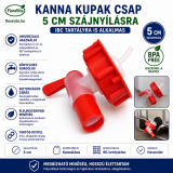 Kanna  csap, 5 cm szájnyílásra, IBC tartályra is. 55 gramm.