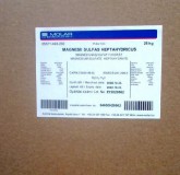 Keserűsó (Epsom só)  25 kg-os. Gyógyszerkönyvi magnézium-szulfát. 99,95%-os Ph.Eur.7.0 minőség.