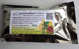 L-Aszkorbinsav  C-vitamin 250 g Gyógyszerkönyvi minőségű.