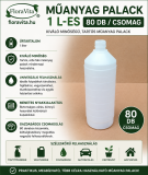 Műanyag Palack ADR 1L-es, 80db / csomag, ár/db. 55 gramm / db.