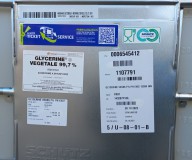 Növényi glicerin 99,7,%-os 1250 kg-os ár/IBC minimum rendelés 1 IBC élelmiszeri, gyógyszerkönyvi minőség. E422