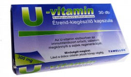 U-vitamin 30 db 300 mg-os DL-metil-metionin-szulfónium-Klorid  kapszula