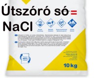 Útszóró só.  NaCl. 10 kg-os