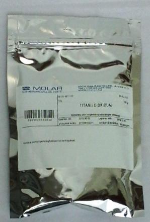 Titán-dioxid 100 g Ph.Eur.9,0 Gyógyszerkönyvi minőség.