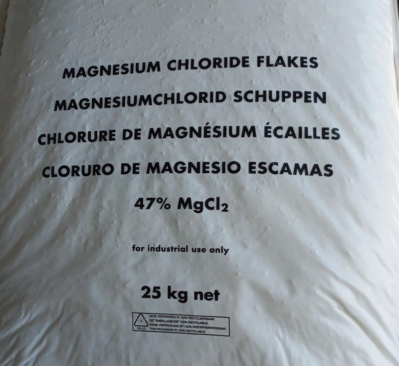 Útszóró só. MAGNÉZIUM-KLORID 10 kg-os MgCl2-6H2O