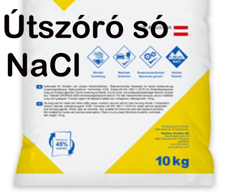 Útszóró só.  NaCl. 10 kg-os