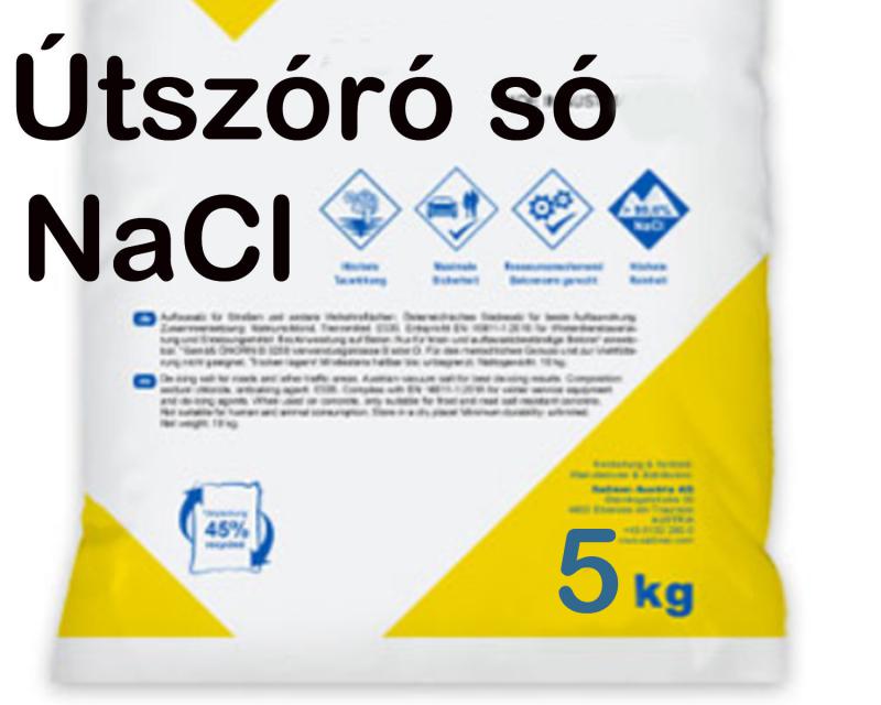 Útszóró só.  NaCl. 5 kg-os