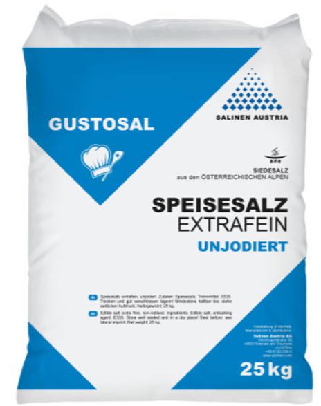 Vákuumsó jódozatlan konyhasó  25 kg-os 99,6 %-os NaCl. Tiszta só,+ tapadásgátló.