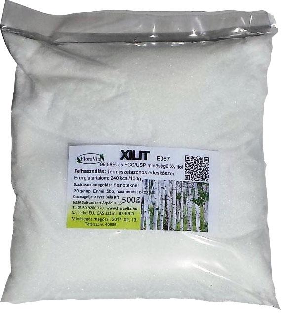 Xilit, 100 % nyírfacukor 500 g (ár/db)