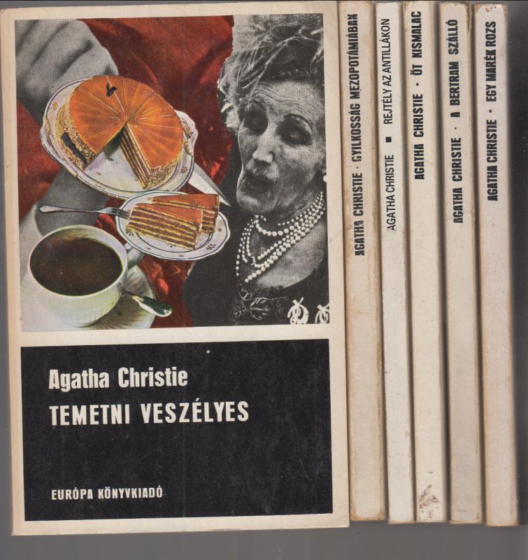 6 db  Agatha Christie regény