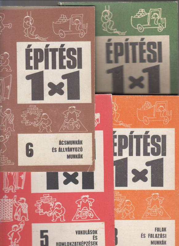 Építési 1x1  ( 5 db könyv )