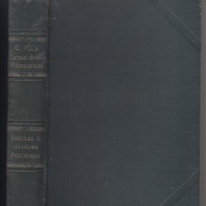 Gustavo Pécsi :Í Cursus brevis Philosophiae Volumen II. Cosmologia. Psychologia. (latin nyelvű)