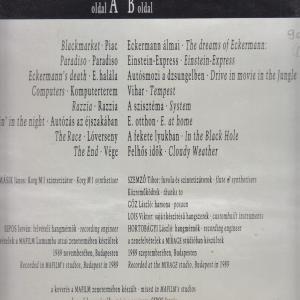 Másik János-Szemző Tibor  METEO  LP  --  Válogatás Monory M. János Meteo c. filmjének zenei anyagából