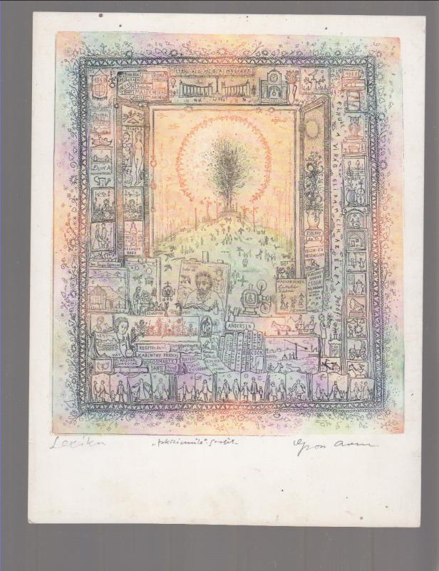 Gross Arnold - Lexikon  (aláírt nyomat)